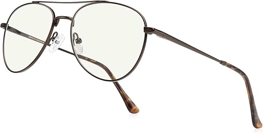Aviator Reading Glasses for men and Women Blue Light Blocking Lens Spring Temple