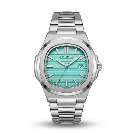 Hoursly Tiffany Blue Nautilus-Style Watch
