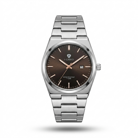 Ticarto T-2806 Premium Black Dial Watch