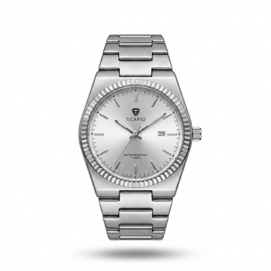 Ticarto T-2823 Silver Sunray Business Watch