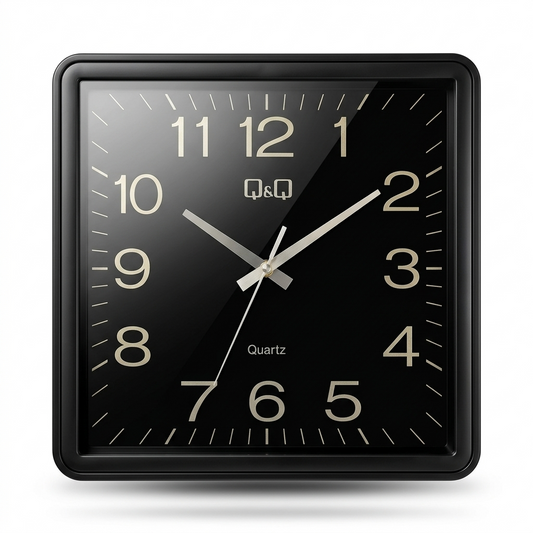 Q&Q Square Series Wall Clock