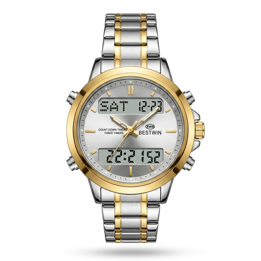 Bestwin Dual Display Men’s Luxury Watch