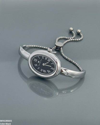 WHL00665 HWR Oval Dial Bracelet Women's Watch - WHL